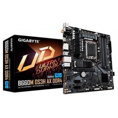 PLACA BASE GIGABYTE B660M DS3H AX 1700 MATX 2XDDR4